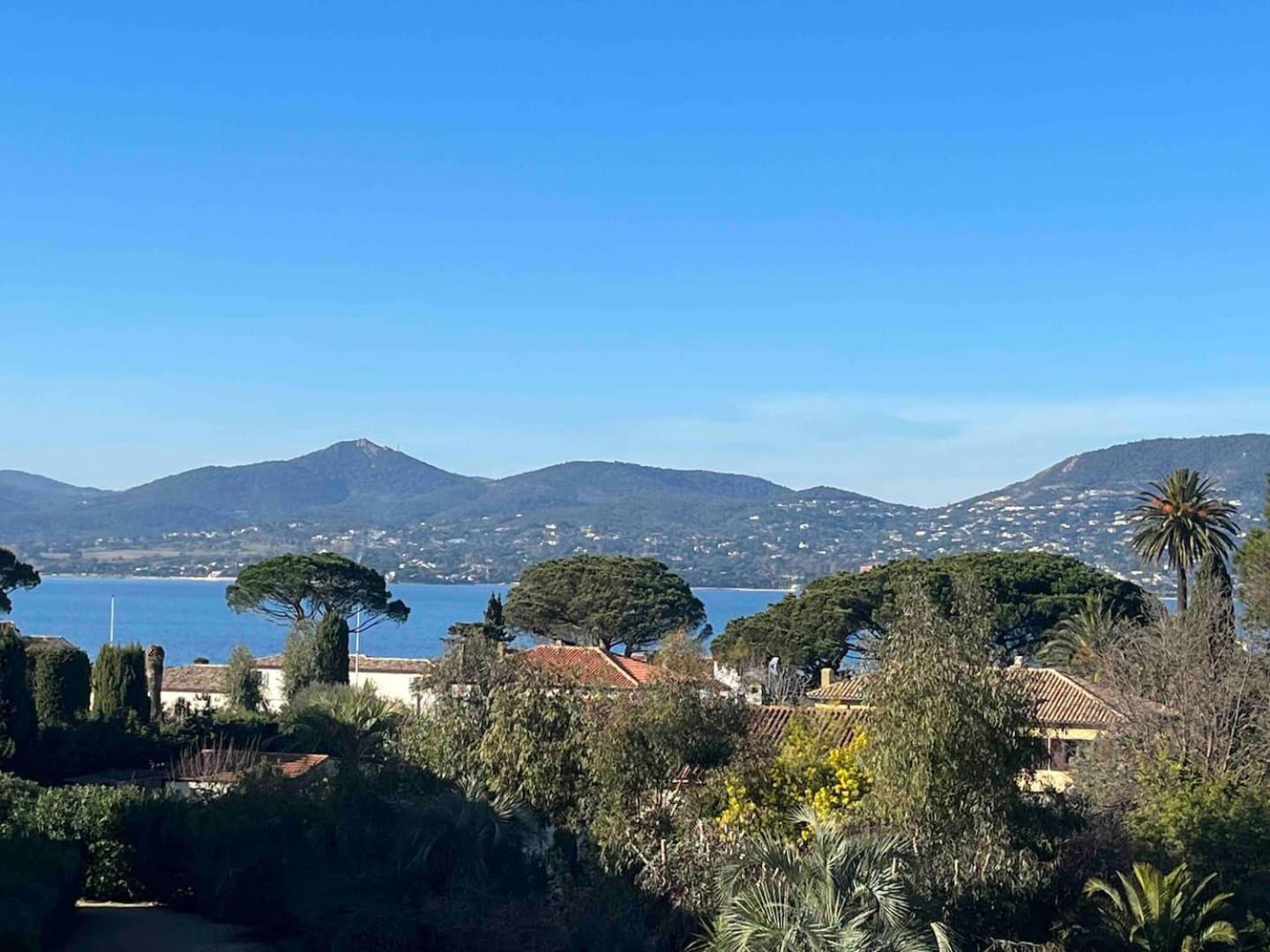 Terrasse Vue Mer - Appartement 6 Pers, 3 Chambres Et Parking A St Tropez 쎙뜨호뻬 외부 사진